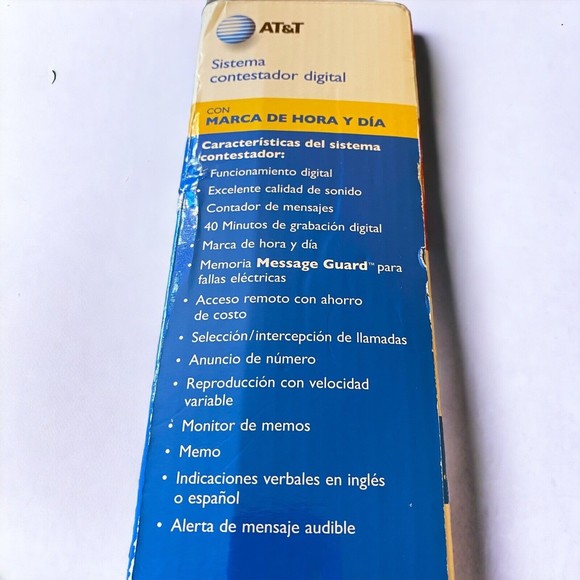 AT&T 1738 Telephone Digital Answering System Machine w/Manual - Picture 4 of 6